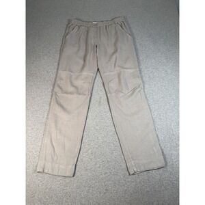 Graham & Spencer Pants Womens Medium Linen Relaxed‎ Fit Made in USA Pockets